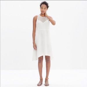 NWT Madewell Silk Parkview Dress (Rare Color)